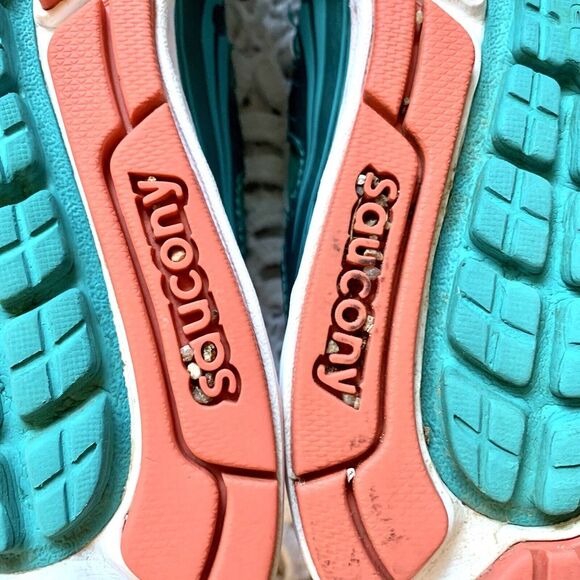 SAUCONY (9.5) Propel Nitro Women's Athletic Running Shoes Turquoise And Pink - Picture 8 of 10